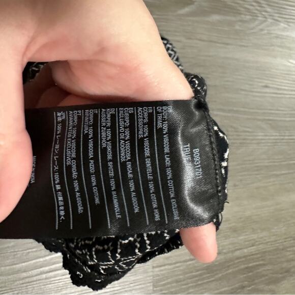 Volcom Black & White Simple Things Jacquard Soft Knit Shorts Size S - Picture 5 of 8